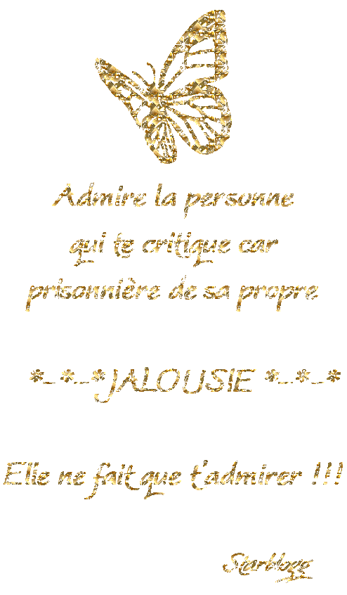 Jalousie !!!! Xpdr sur les Critiques ...